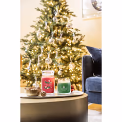 Yankee Candle Shimmering Christmas Tree bougie en cire Cylindre Vert 1 pièce(s)