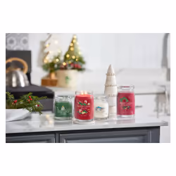 Yankee Candle 1743368E bougie en cire Cylindre Jasmin, Menthe, Poire, Vanille Blanc 1 pièce(s)