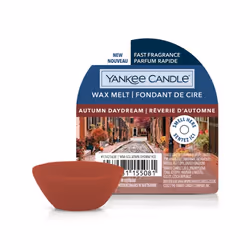 Yankee Candle Autumn Daydream Signature Wax Melts, Rond, Marron, Sauge de Clary, Clou de girofle, Géranium, Lavande, Rhubarbe ...