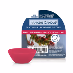 Yankee Candle Sparkling Winterberry, Autres, Rouge, Sparkling Winterberry, Pomme, Cèdre, Mousse, Musc, 67 mm