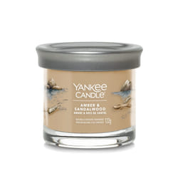 Yankee Candle 1744756E bougie en cire Cylindre Ambre, Bois de santal Beige 1 pièce(s)