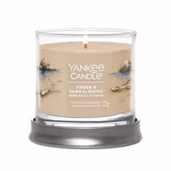Yankee Candle 1744756E bougie en cire Cylindre Ambre, Bois de santal Beige 1 pièce(s)
