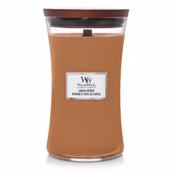 WoodWick Santal Myrrh, Cylindre, Marron, Ambre, Citron, Bois, 120 h, 1 pièce(s)