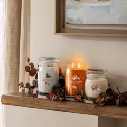 Yankee Candle 1759274E bougie en cire Rond Ambre, Bergamote, Noix de coco, Jasmin, Mousse, Orange, Poire, Bois de santal, Vanille Blanc 1 pièce(s) - Vue supplémentaire 3