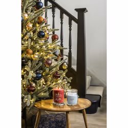Yankee Candle North Pole Hideaway bougie en cire Rond Bleu clair 1 pièce(s)