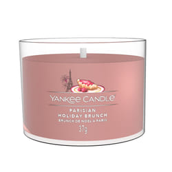 Yankee Candle Parisian Holiday Brunch bougie en cire Ellipse Rose 1 pièce(s)