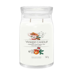 Yankee Candle London Christmas Tea bougie en cire Cylindre Blanc 1 pièce(s)
