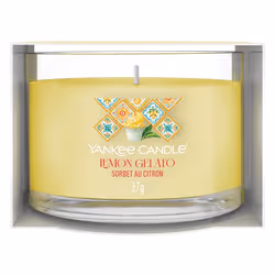 Yankee Candle 2642890E bougie en cire Rond Citron Transparent, Jaune 1 pièce