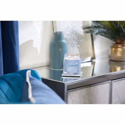 Yankee Candle Azure Sky bougie en cire Rond Bleu, Transparent 1 pièce(s) - Vue supplémentaire 3