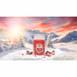 Yankee Candle 2653153E bougie en cire Rond Rouge 1 pièce(s) - Vue supplémentaire 3
