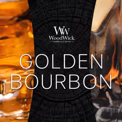 WoodWick Golden Bourbon bougie en cire Autres Transparent, Bois, Jaune 1 pièce(s) - Vue supplémentaire 2