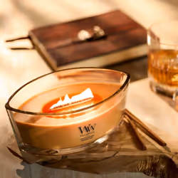 WoodWick Golden Bourbon bougie en cire Autres Transparent, Bois, Jaune 1 pièce(s) - Vue supplémentaire 3