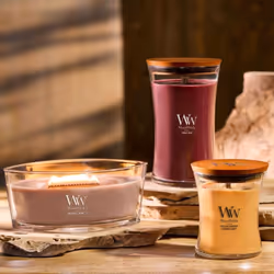 WoodWick Patchouli Creme bougie en cire Autres Marron, Transparent, Bois 1 pièce(s) - Vue supplémentaire 4