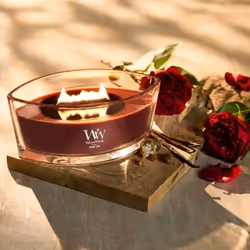 WoodWick Rouge Oud bougie en cire Autres Rouge, Transparent, Bois 1 pièce(s) - Vue supplémentaire 3