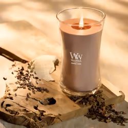 WoodWick Patchouli Creme bougie en cire Autres Marron, Transparent, Bois 1 pièce(s) - Vue supplémentaire 4