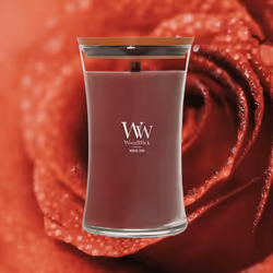 WoodWick Rouge Oud bougie en cire Autres Rouge, Transparent, Bois 1 pièce(s) - Vue supplémentaire 3