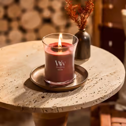 WoodWick Rouge Oud bougie en cire Autres Rouge, Transparent, Bois 1 pièce(s) - Vue supplémentaire 3