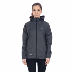 Veste imperméable à capuche zipée Trespass Qikpac