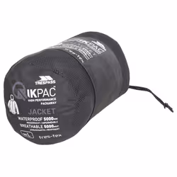 Veste imperméable à capuche zipée Trespass Qikpac