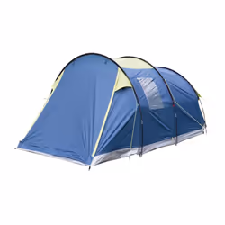 Trespass UUACTTL30002, camping, Cadre rigide, Tente tunnel, 4 personne(s), 8,8 kg, Bleu, Citron vert