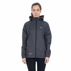 Veste imperméable à capuche zipée Trespass Qikpac
