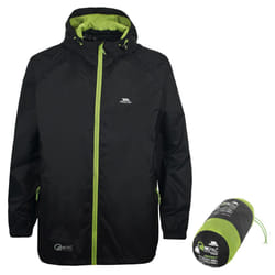 Veste imperméable à capuche zipée Trespass Qikpac