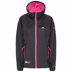 Veste imperméable à capuche zipée femme Trespass Qikpac