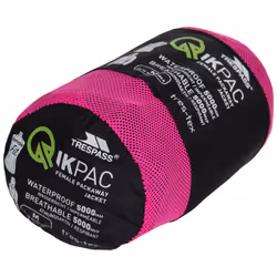 Veste imperméable à capuche zipée femme Trespass Qikpac - Vue supplémentaire 4