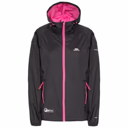 Veste imperméable à capuche zipée femme Trespass Qikpac