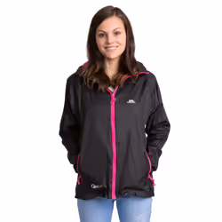 Veste imperméable à capuche zipée femme Trespass Qikpac
