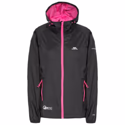 Veste imperméable à capuche zipée femme Trespass Qikpac