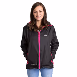 Veste imperméable à capuche zipée femme Trespass Qikpac
