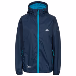 Veste imperméable à capuche zipée femme Trespass Qikpac