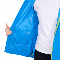 Veste imperméable à capuche zipée Trespass Qikpac