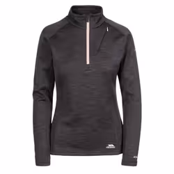 Pull Polaire - Trespass - Fairford - Femme - Noir - Manches Longues - Randonnée