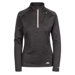 Pull Polaire - Trespass - Fairford - Femme - Noir - Manches Longues - Randonnée