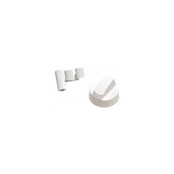 Manette universelle blanche pour four avec adapateurs