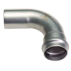 IBP - Courbe 90° inox 316 à sertir Mâle Femelle Ø28
