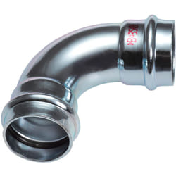 IBP - Courbe 90° à sertir acier carbon Femelle Femelle Ø35