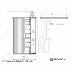 Filtre à huile BLUE PRINT ADG02159