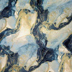 Papier peint - ARTHOUSE - 693404 - Marbre bleu sarcelle - Effet peinture - 10 m x 53 cm
