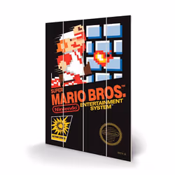 PYRAMID SW11295P, Bois, Multicolore, Intérieure, Rectangle, Super Mario Bros, 590 mm