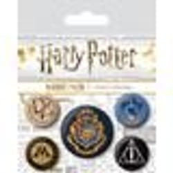 Badges - Pyramid International - Hogwarts - Pack de 5 - Diamètre 25 cm et 38 cm - Mixte