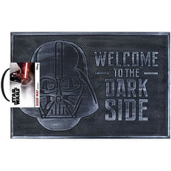 Tapis Star Wars Caoutchouc Welcome To The Dark Side gris Gris
