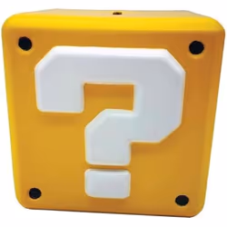 Tirelire - PYRAMID INTERNATIONAL - Super Mario - Bloc Point dInterrogation - Jaune - 12.3 cm - Cylindrique
