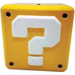 Tirelire - PYRAMID INTERNATIONAL - Super Mario - Bloc Point dInterrogation - Jaune - 12.3 cm - Cylindrique