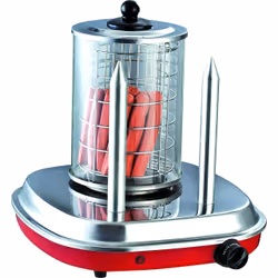 Guzzanti GZ 460 Appareil à hot dog 420 W Rouge, Acier inoxydable