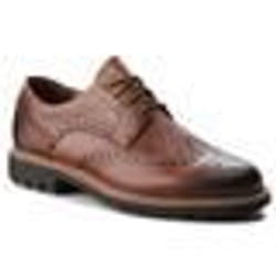 Chaussures À Lacets En Cuir Beige Pour Homme