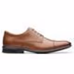 Derby Clarks Bensley Cap - Homme - Cuir - Marron - Lacets - Semelle en caoutchouc