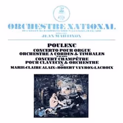 Warner Music Jean Martinon - Poulenc : Concerto for Organ and Concert Champetre, CD, Classique, CD, Jean Martinon, Support ph ...